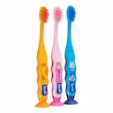 Escova de Dente Infantil Sanifill Hora da Aventura Macia 5+ Anos com 1 unidade
