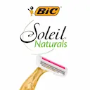 Depilador Descartável Bic Soleil Naturals Premium com 2 unidades