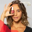 Base e Esmalte Fortalecedor de Unhas LaKesia Duo Vermelho Framboesa com 9ml