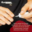 Base e Esmalte Fortalecedor de Unhas LaKesia Duo Branco Quinoa com 9ml