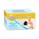 Kit Sabonete em Barra Pom Pom Loção Hidratante com 5 unidades de 70g cada