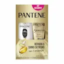 Kit Shampoo Pantene Hidra-Cauterização com 350ml + Condicionador 3 Minutos Milagrosos com 170ml