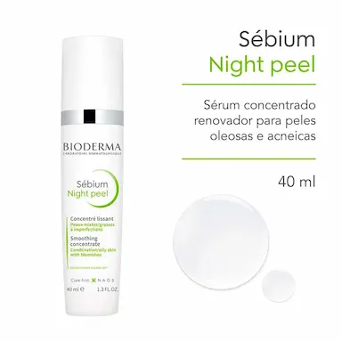Sérum Concentrado Bioderma Sébium Night Peel com 40ml