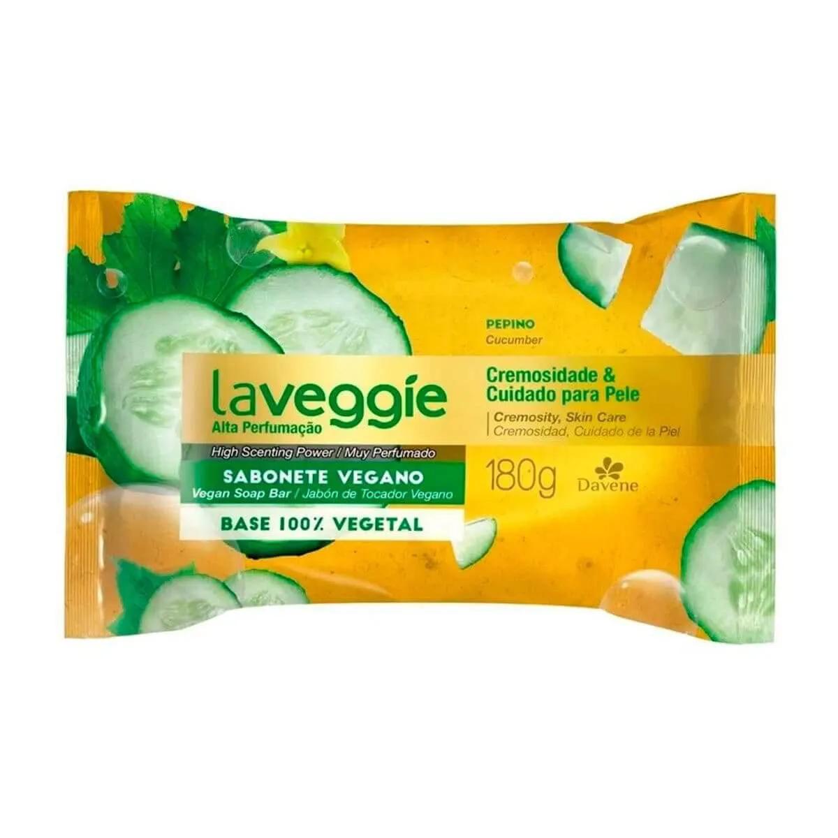Sabonete em Barra Davene La Veggie Pepino com 180g