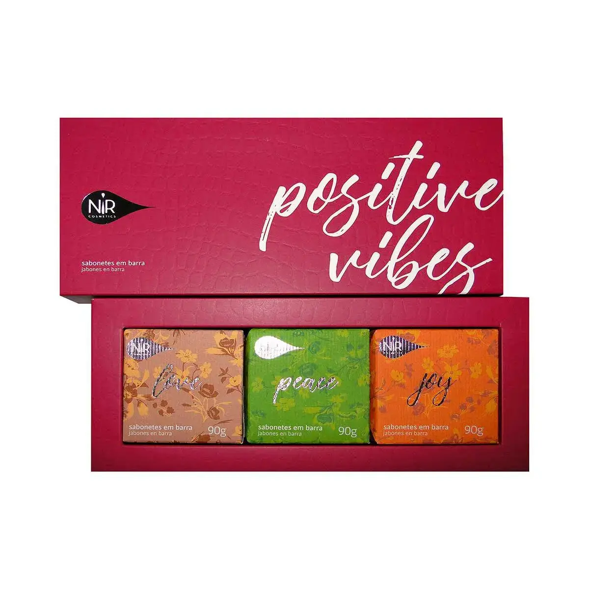 Kit Sabonete em Barra Nir Positive com 3 unidades de 90g cada