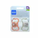 Kit Chupeta MAM Air Cor Rosa Tamanho 3 - maiores de 16 meses com 2 unidades
