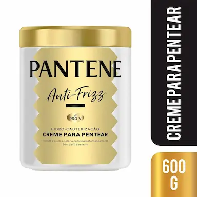 Creme para Pentear Pantene Pro-V Anti-Frizz Hidro-Cauterização com 600g