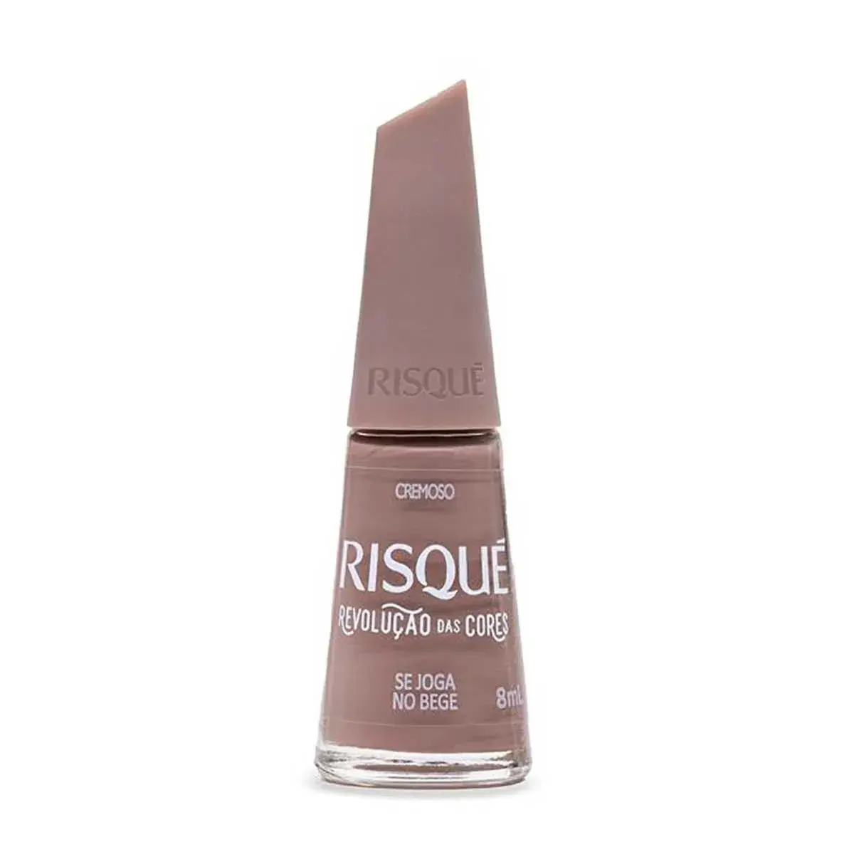 Esmalte Cremoso Risqué Revolução das Cores Se Joga no Bege com 8ml