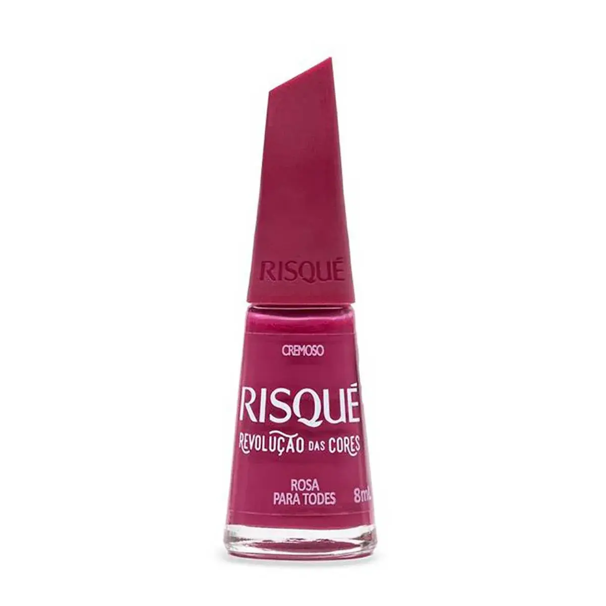 Esmalte Cremoso Risqué Revolução das Cores Rosa Para Todes com 8ml