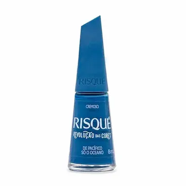 Esmalte Cremoso Risqué Revolução das Cores De Pacífico Só o Oceano com 8ml