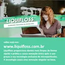 Enxaguante Antisséptico Bucal Liquifloss Fresh Mint com 250ml