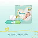 Kit Fralda Pampers Premium Care G 30 Unidades + Lenço Umedecido Aloe Vera 48 unidades