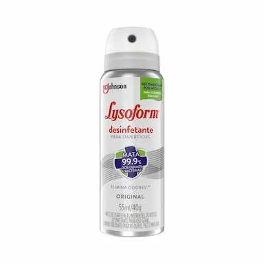 Desinfetante Lysoform Original Aerosol com 55ml