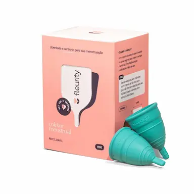 Coletor Menstrual Fleurity Mini com 2 unidades