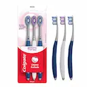 Kit Escova de Dente Colgate Gengiva Therapy Macia 3 unidades