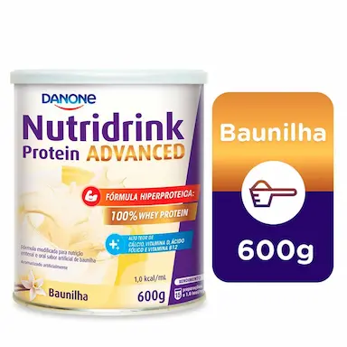 Suplemento Alimentar Nutridrink Protein Advanced Danone Baunilha 600g
