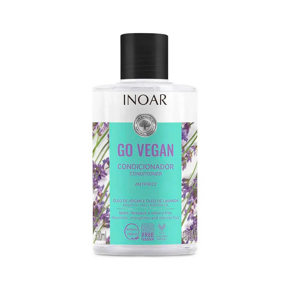 Condicionador Inoar Go Vegan Antifrizz com 300ml