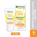 Protetor Solar Hidratante Facial Garnier Uniform & Matte Vitamina C FPS 50 Cor Clara 40g