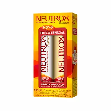 Kit Neutrox Clássico Shampoo com 300ml + Condicionador com 200ml