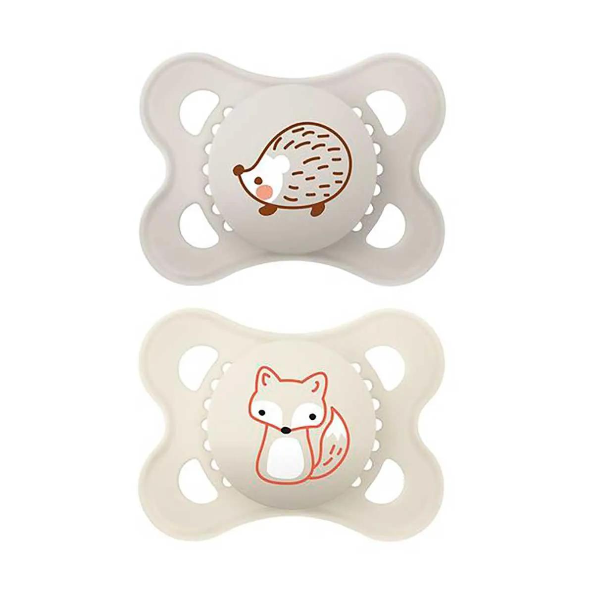 Kit Chupeta MAM Original Bichinhos Tamanho 1 - 0 a 6 meses Cores Sortidas com 2 unidades