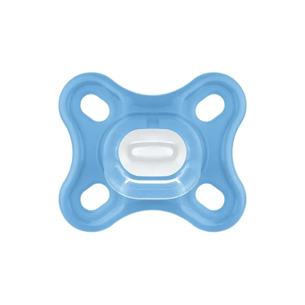 Kit Chupeta MAM Comfort Cor Azul Tamanho 1 - RN a 6 meses com 2 Unidades