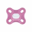 Kit Chupeta MAM Comfort Cor Rosa Tamanho 1 - RN a 6 meses com 2 Unidades