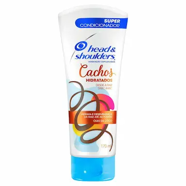 Super Condicionador Head & Shoulders Cachos Hidratados Óleo de Coco com 170ml