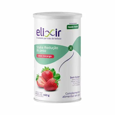 Shake Elixir Morango com 450g