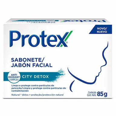 Sabonete em Barra Facial Protex City Detox com 85g