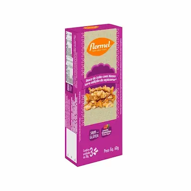 Doce de Leite com Nozes Flormel Zero Açúcar com 60g
