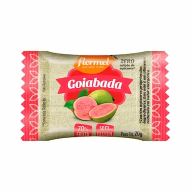 Goiabada Flormel Zero Açúcar com 20g