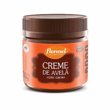 Creme de Avelã com Cacau Flormel Zero Açúcar com 150g