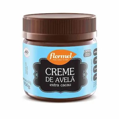 Creme de Avelã Extra Cacau Flormel Zero Açúcar com 150g