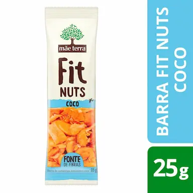 Barra Mãe Terra Fit Nuts Coco com 25g