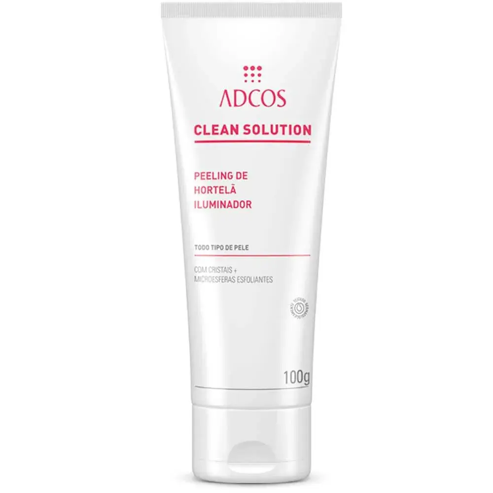 Peeling de Hortelã Adcos Clean Solution Iluminador com 100g