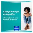 Absorvente Always Hipoalergênico Cotton Protection com Abas com 16 Unidades