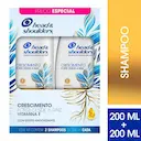 Kit Shampoo Head&Shoulders Crescimento Forte Desde a Raiz 2 Unidades de 200ml cada