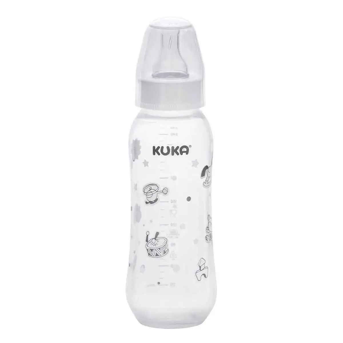 Mamadeira Kuka Natural Branca de 250ml