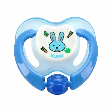 Chupeta Ortodôntica Kuka Lovely Tamanho 2 Azul com 1 unidade