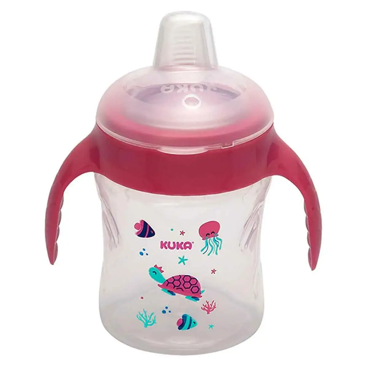 Caneca de Treinamento Kuka Decorada Fun Vermelha de 200ml