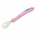 Colher Kuka com Ponta de Silicone Cor Rosa com 1 unidade