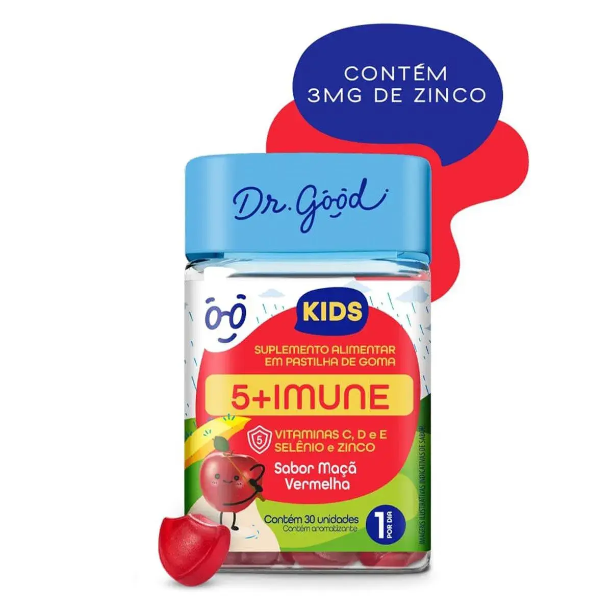 Suplemento Alimentar Dr. Good Imune Kids com 30 Gomas