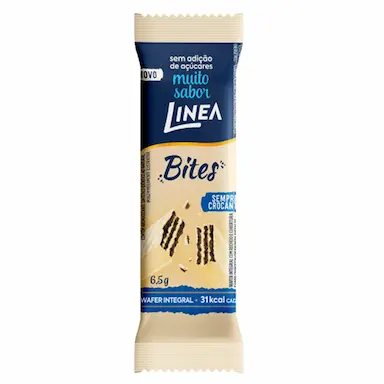Mini Wifer Línea Bites Coockies'N Cream com 8 Unidades