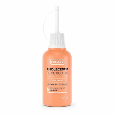 Amolecedor de Cutícula em Creme Farmax com 100ml