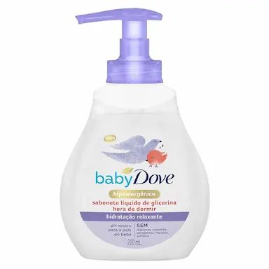 Sabonete Líquido Baby Dove Hidratação Relaxante com 200ml