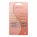 Conjunto de Tic Tac Lanossi Metal Glam com 6 unidades