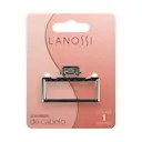Piranha de Cabelo Lanossi Metal Onix com 1 Unidade