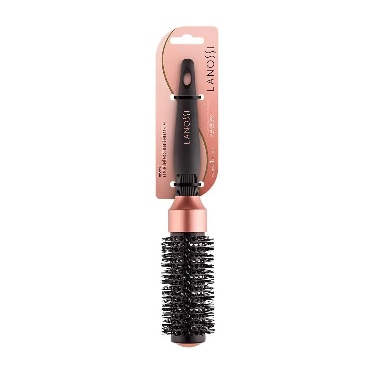 Escova Modeladora Térmica Lanossi Bronzer 33mm com 1 unidade