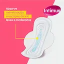 Absorvente Intimus 2 em 1 Suave com Abas com 8 Unidades