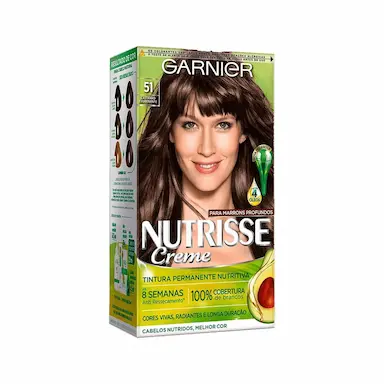 Tintura Nutrisse Creme 51 Castanho Exuberante com 1 Unidade